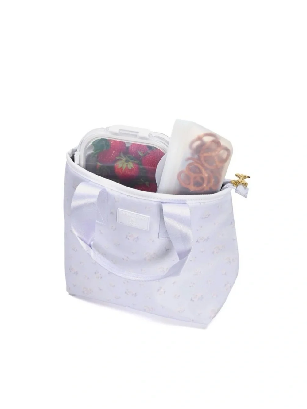 LoveShackFancy Light Lavender Floral Kids Tote & Backpack Set